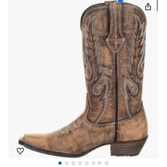 New Durango Women's Dream Catcher Teal Western Boot Mid Calf - Picture 9 of 9